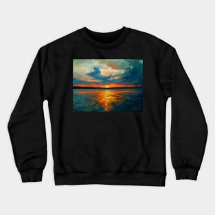 Sunset Impression Crewneck Sweatshirt